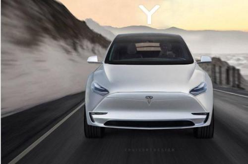 特斯拉官方首次發布了Model Y的官方宣傳圖和Model 3極像