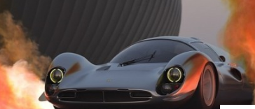 法拉利330 P在虛擬調整中獲得了兩個巨大的渦輪增壓器