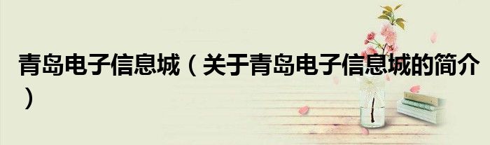 青島電子信息城（關于青島電子信息城的簡介）