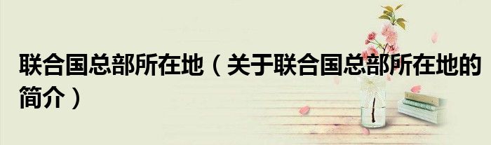 聯合國總部所在地（關于聯合國總部所在地的簡介）