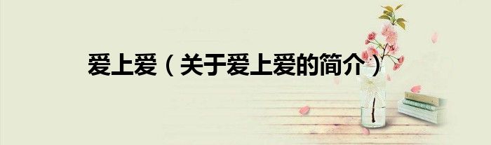 愛上愛（關(guān)于愛上愛的簡(jiǎn)介）