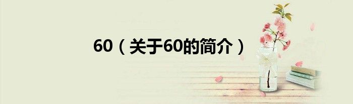 60（關于60的簡介）