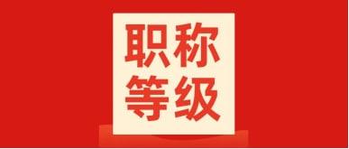 職稱有幾個級別？