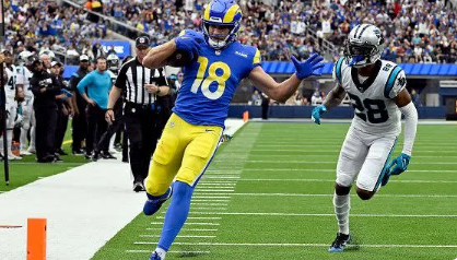 Ben Skowronek 的職業生涯首次達陣讓公羊隊以 17-10 領先