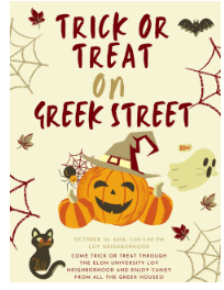 校園社區邀請伊隆社區參加不給糖就搗蛋活動