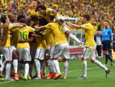 在今天凌晨進行的世界杯1/8決賽比賽中巴西以4-1戰勝韓國挺進8強