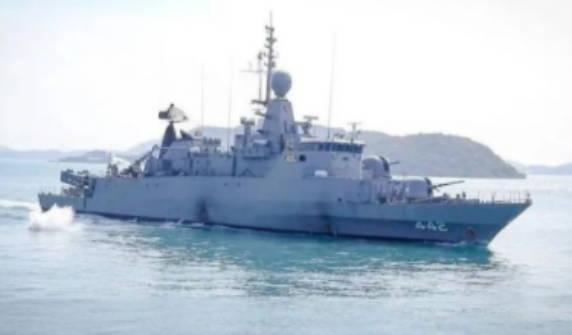 泰國載有106名官兵軍艦沉沒