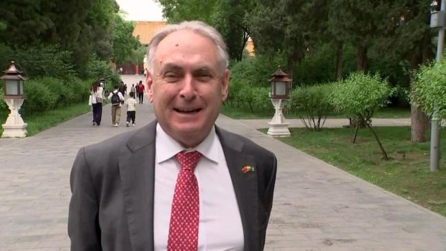 澳大利亞貿易部長參觀故宮，感嘆榮幸之情！臉書曬圖引發熱議