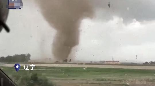 遼寧阜新市發生龍卷風，當地展開救援行動確保人民安全