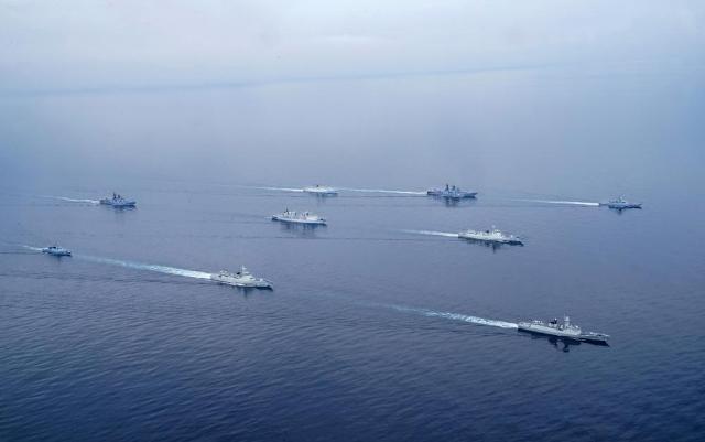 中俄海軍穿越宗谷海峽執行聯合巡航，日本警戒監視動向
