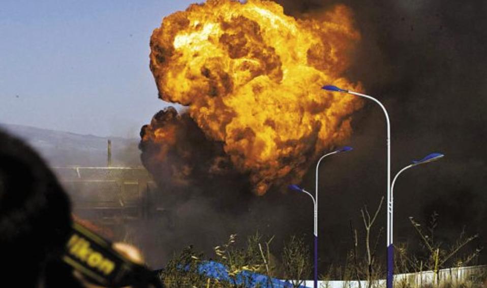 突發燃爆事故：河北工廠現場火光沖天，蘑菇云顯現！