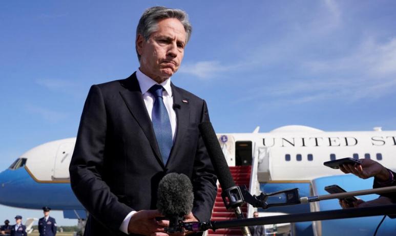 美國國務卿布林肯再次訪問以色列，與內塔尼亞胡會晤